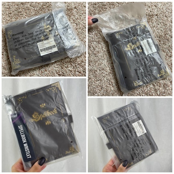 🚫SOLD🚫 NWT Think Geek Spellbook Billfold Wallet SOLD OUT Brown Faux Leather - Picture 16 of 16